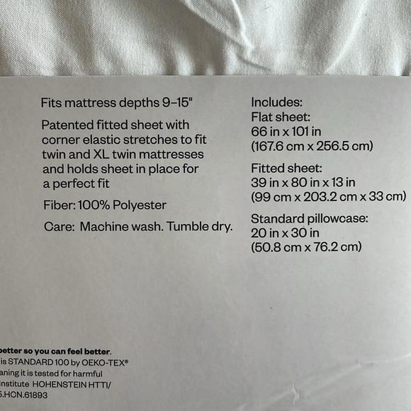 Room Essentials microfiber sheet set - Picture 5 of 5